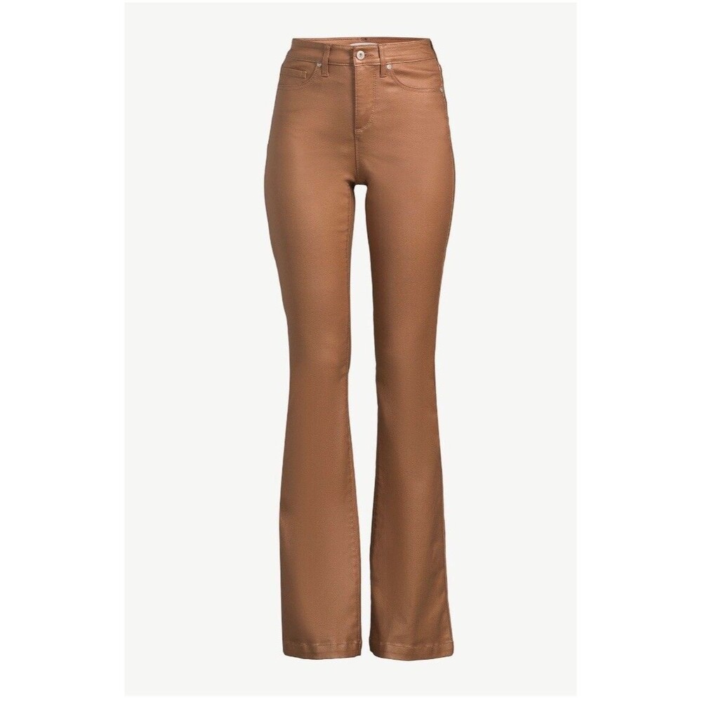 Sofia Jeans Women Melisa Flare High Rise Coated Pants, 33.5" Inseam Sz 16 NEW - Picture 4 of 15